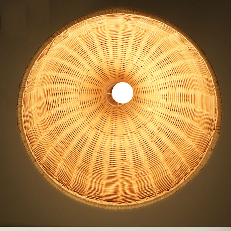 Bamboo Wicker Rattan Shade Pendant Lights By Artisan Living-4