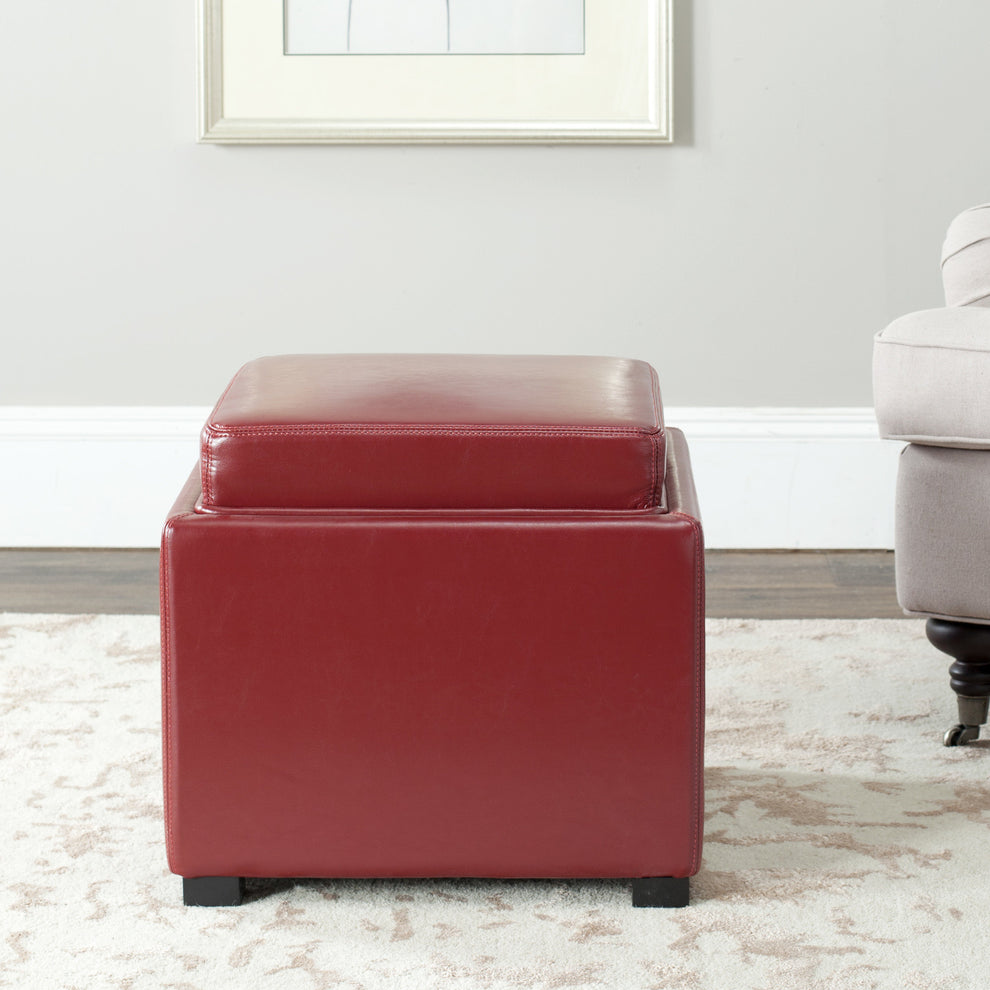 Safavieh Bobbi Tray Storage Ottoman | Ottomans | Modishstore - 20
