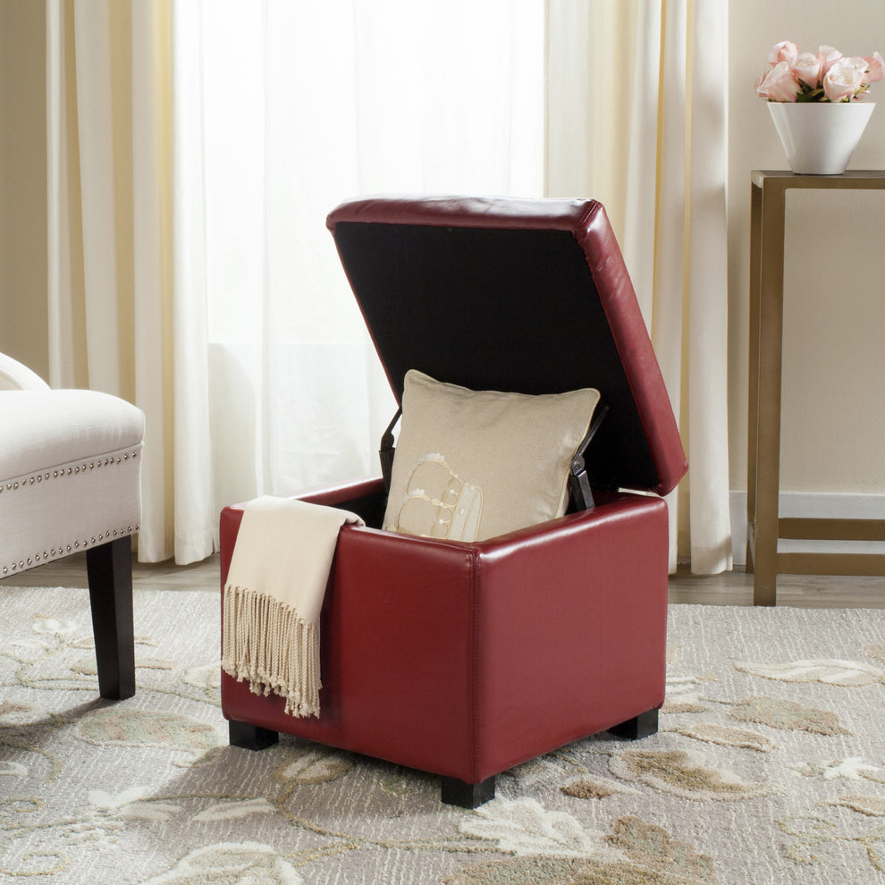 Safavieh Jonathan Flip Top Ottoman | Ottomans | Modishstore - 1