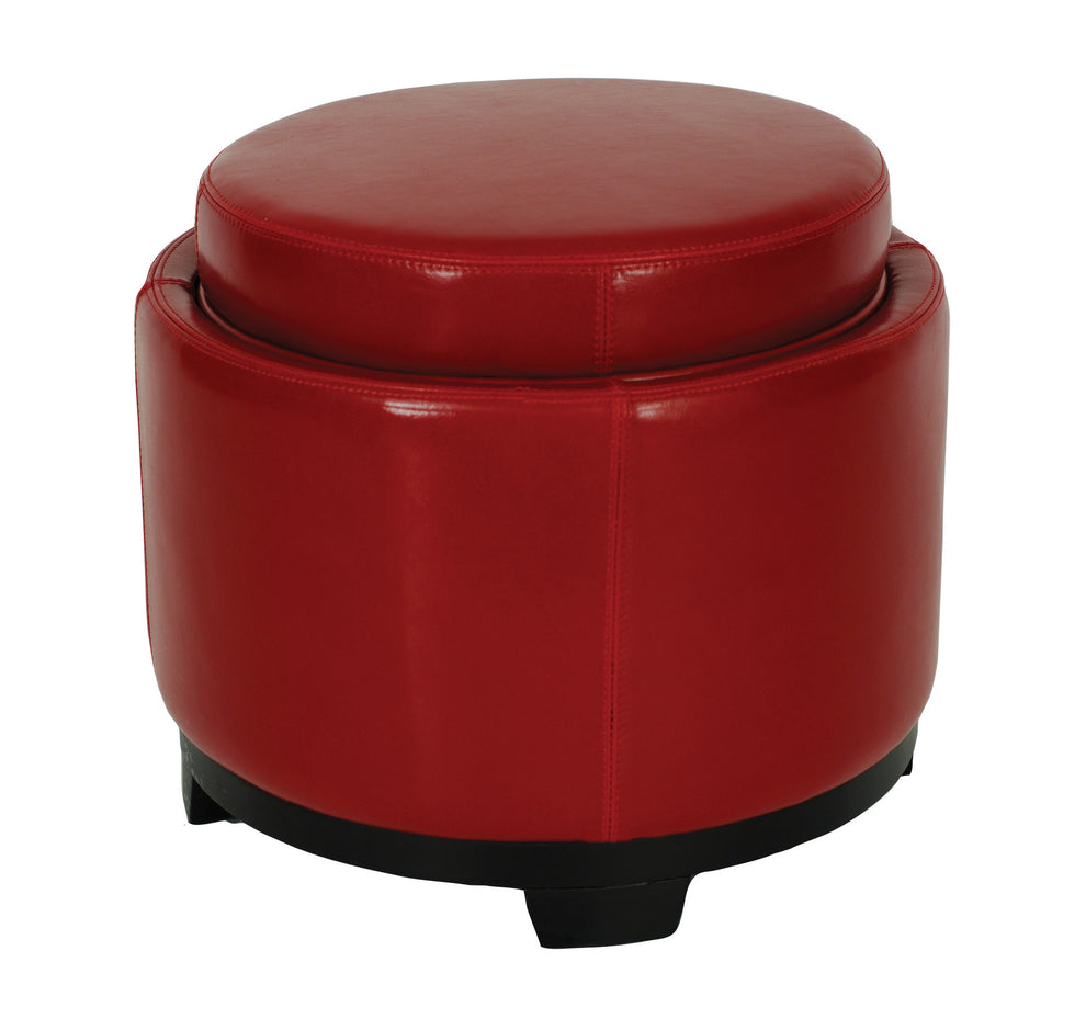 Safavieh Round Storage Tray Ottoman | Ottomans | Modishstore - 19
