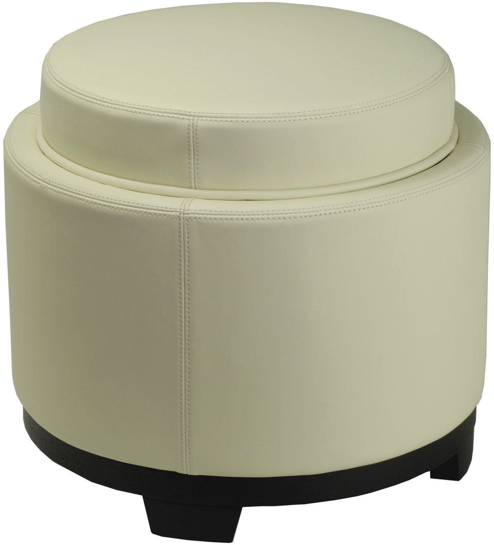Safavieh Round Storage Tray Ottoman | Ottomans | Modishstore - 11