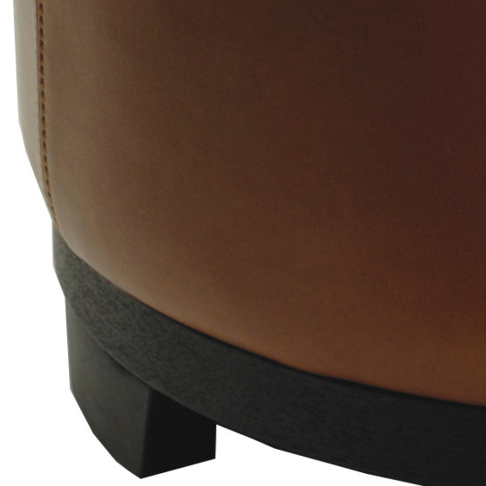 Safavieh Round Storage Tray Ottoman | Ottomans | Modishstore - 43