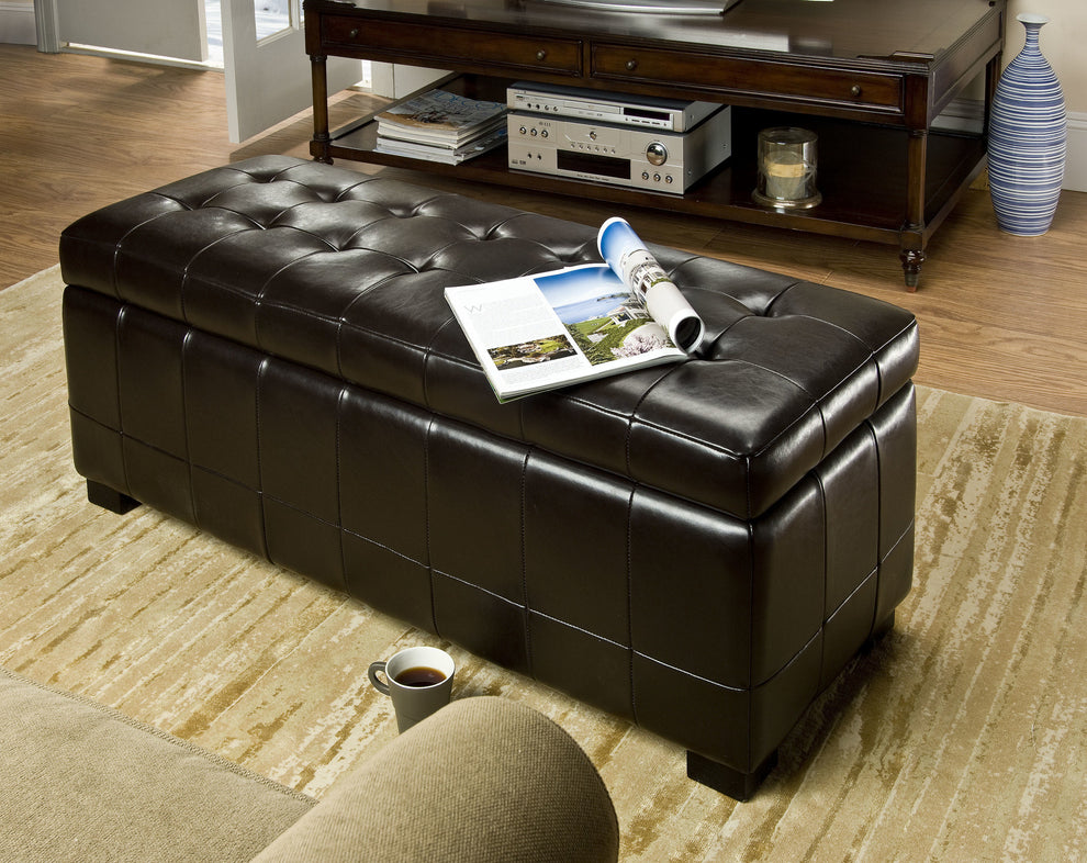 Safavieh Large Manhattan Storage Bench | Benches | Modishstore - 1