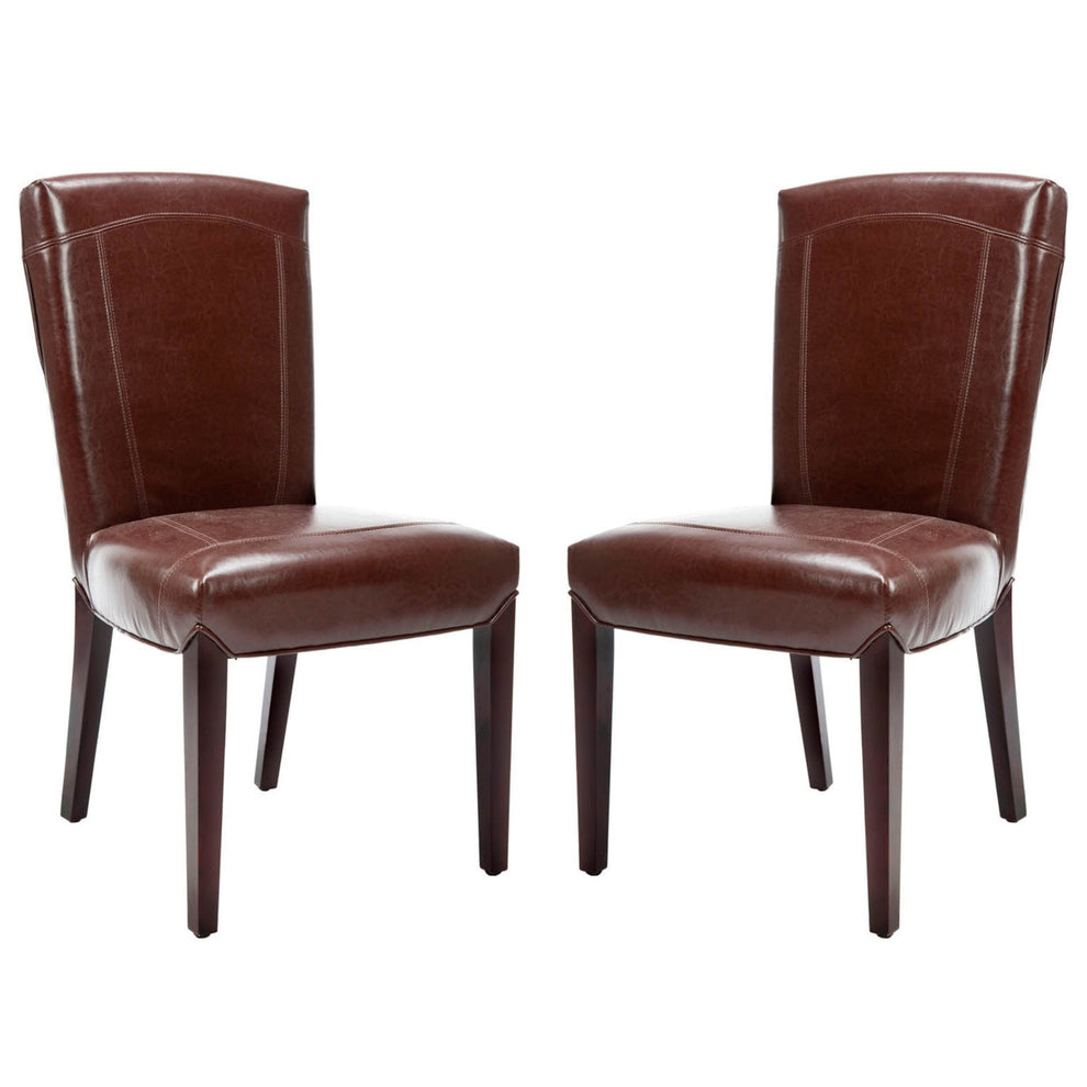 Safavieh Ken Leather Side Chair - Set Of 2 | Dining Chairs | Modishstore - 1