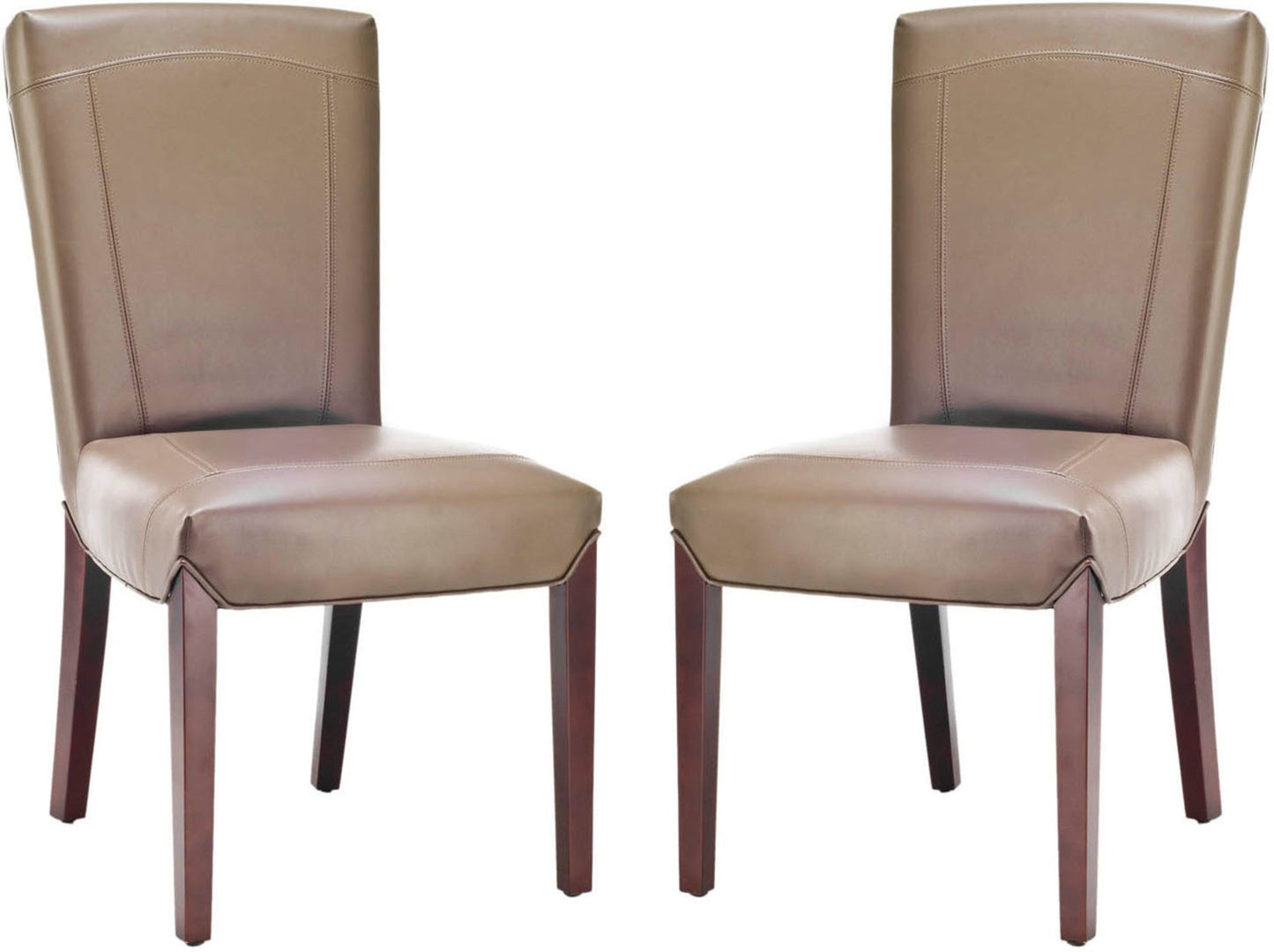 Safavieh Ken Leather Side Chair - Set Of 2 | Dining Chairs | Modishstore - 2