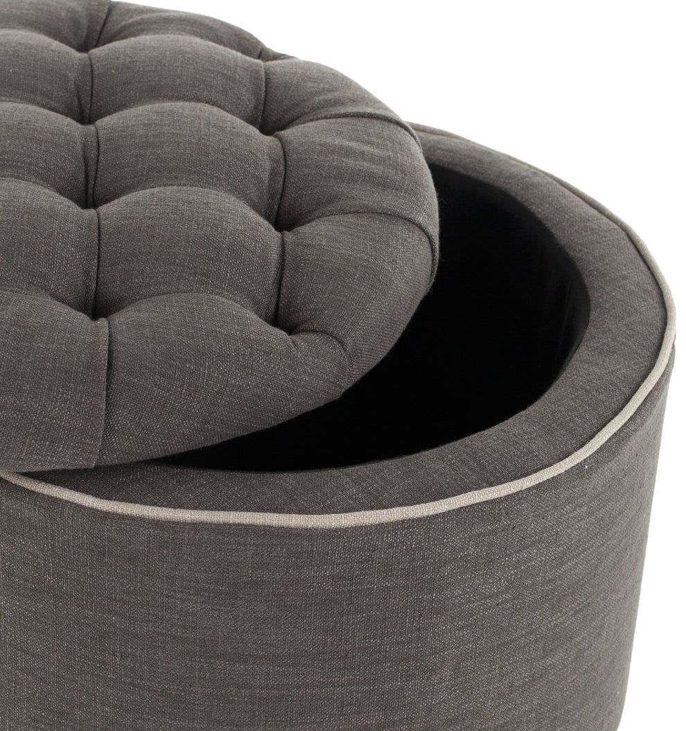 Safavieh Amelia Tufted Storage Ottoman | Ottomans | Modishstore - 23