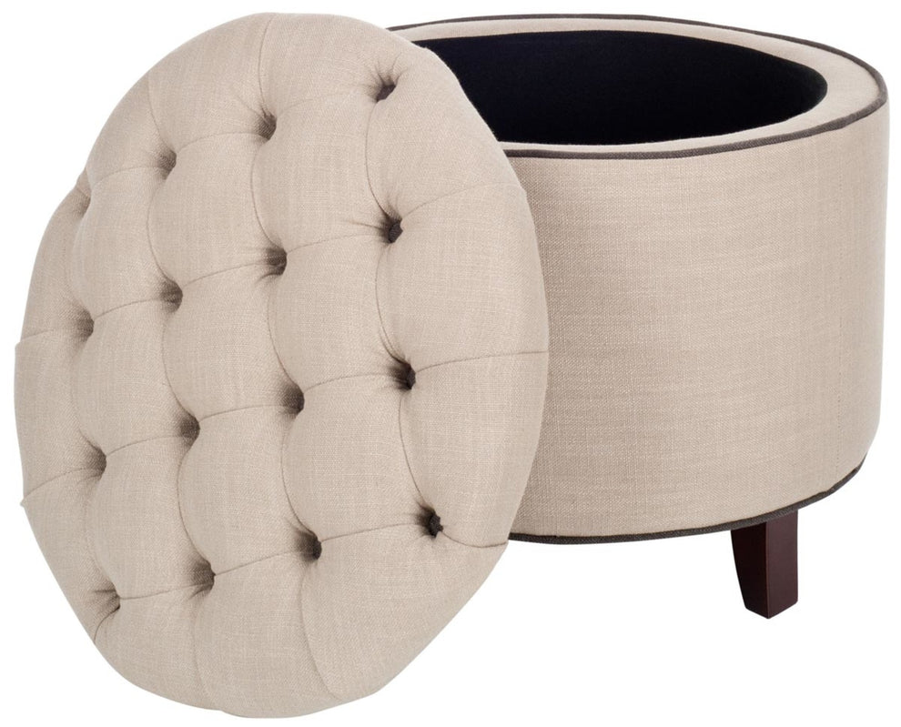 Safavieh Amelia Tufted Storage Ottoman | Ottomans | Modishstore - 29
