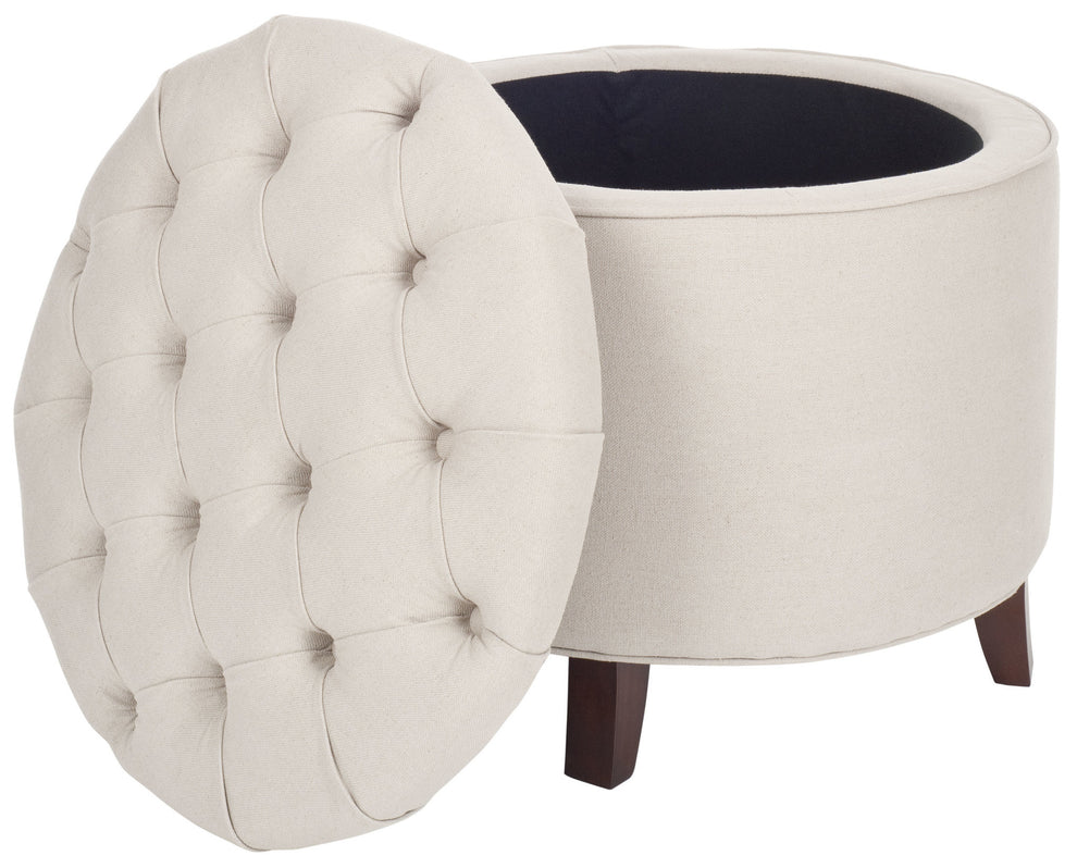 Safavieh Amelia Tufted Storage Ottoman | Ottomans | Modishstore - 36