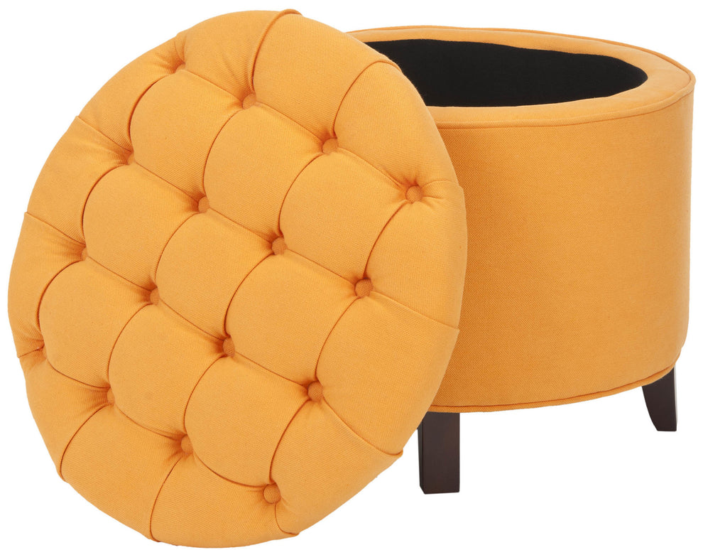 Safavieh Amelia Tufted Storage Ottoman | Ottomans | Modishstore - 39