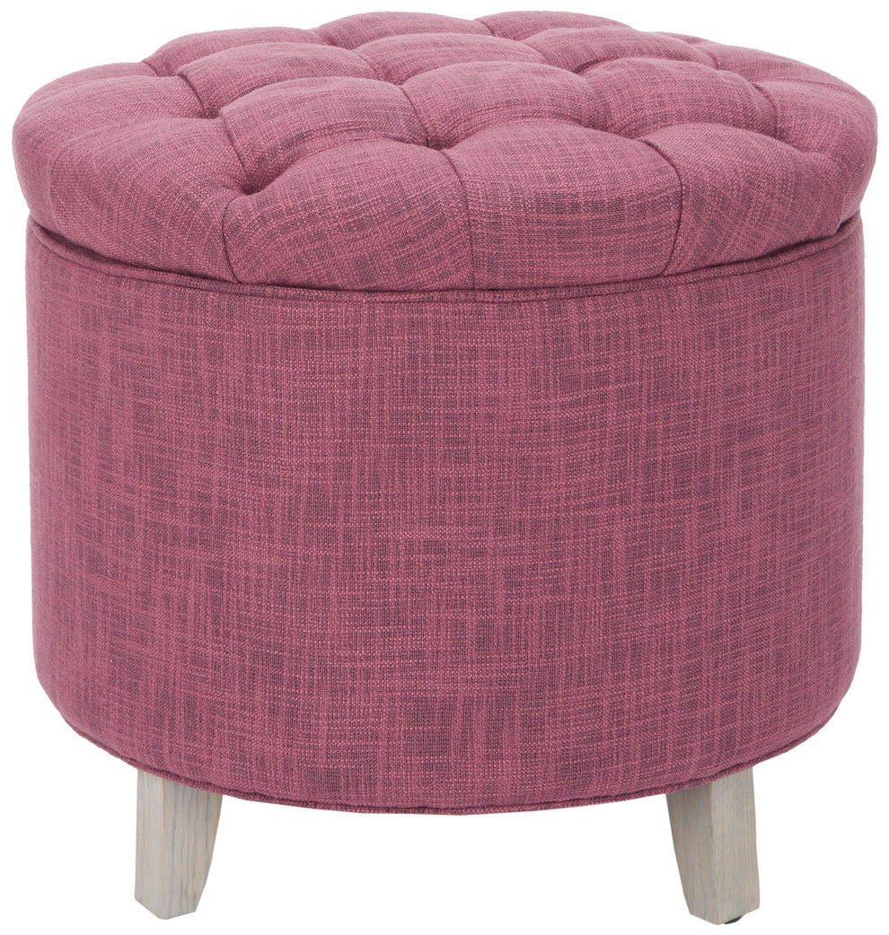 Safavieh Amelia Tufted Storage Ottoman | Ottomans | Modishstore - 6
