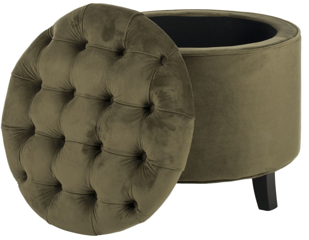 Safavieh Amelia Tufted Storage Ottoman | Ottomans | Modishstore - 50