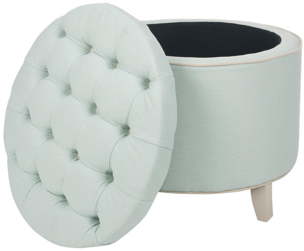 Safavieh Amelia Tufted Storage Ottoman | Ottomans | Modishstore - 57