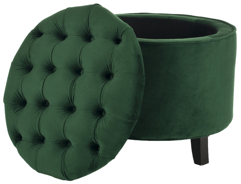 Safavieh Amelia Tufted Storage Ottoman | Ottomans | Modishstore - 63