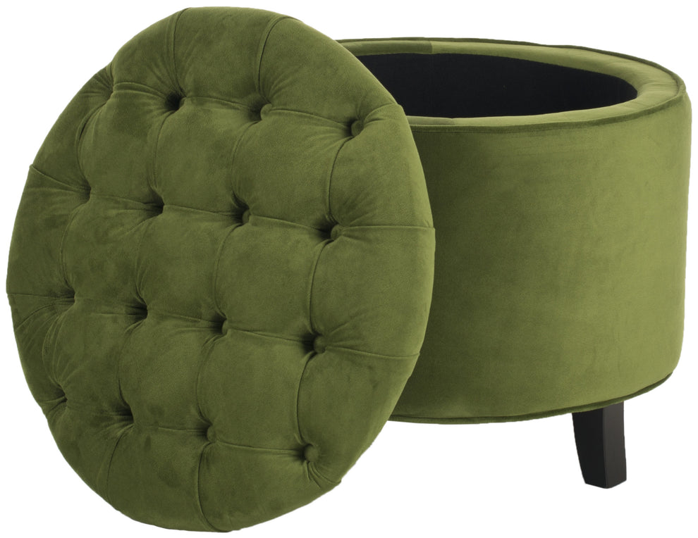 Safavieh Amelia Tufted Storage Ottoman | Ottomans | Modishstore - 65