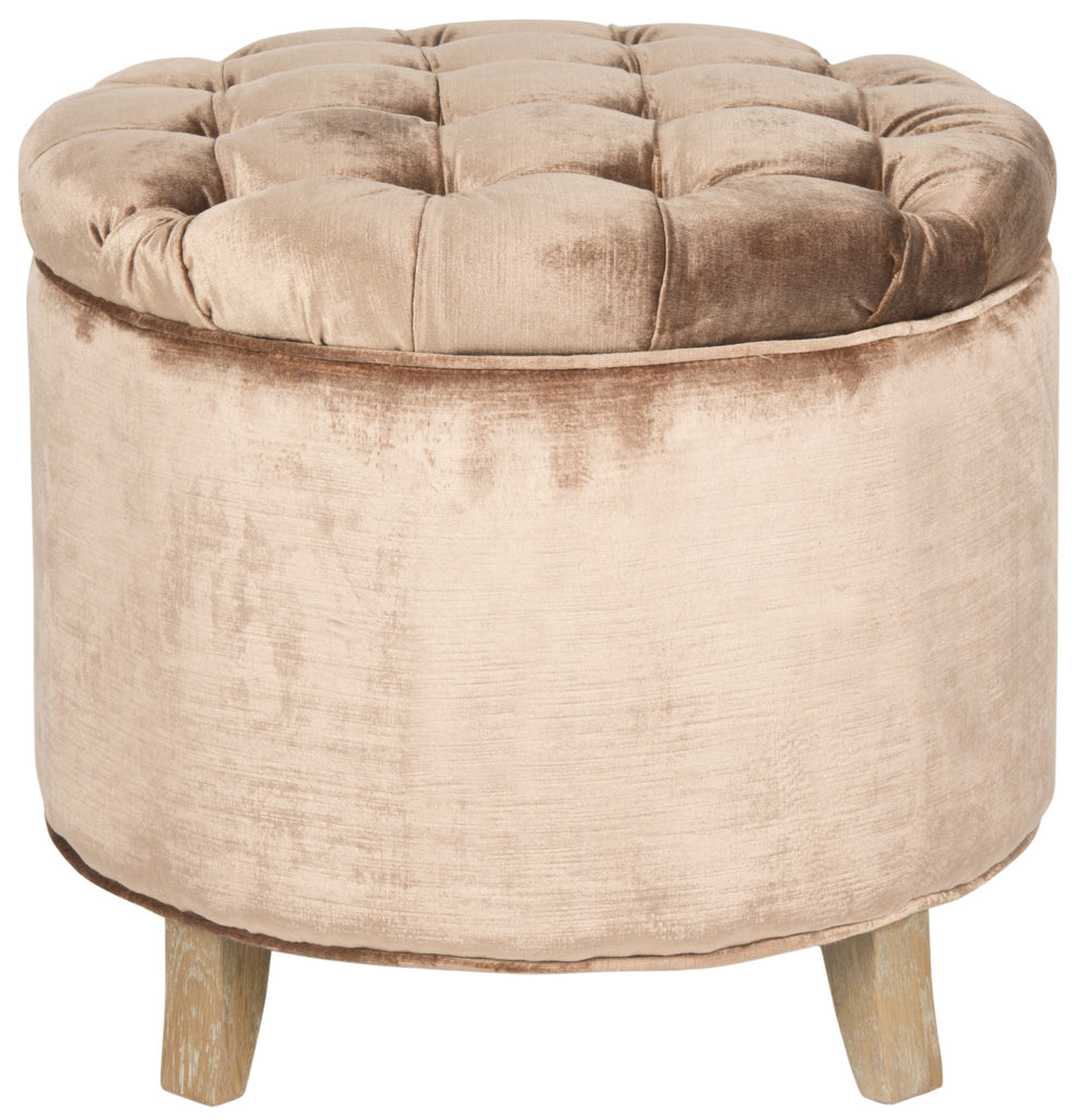 Safavieh Amelia Tufted Storage Ottoman | Ottomans | Modishstore - 20