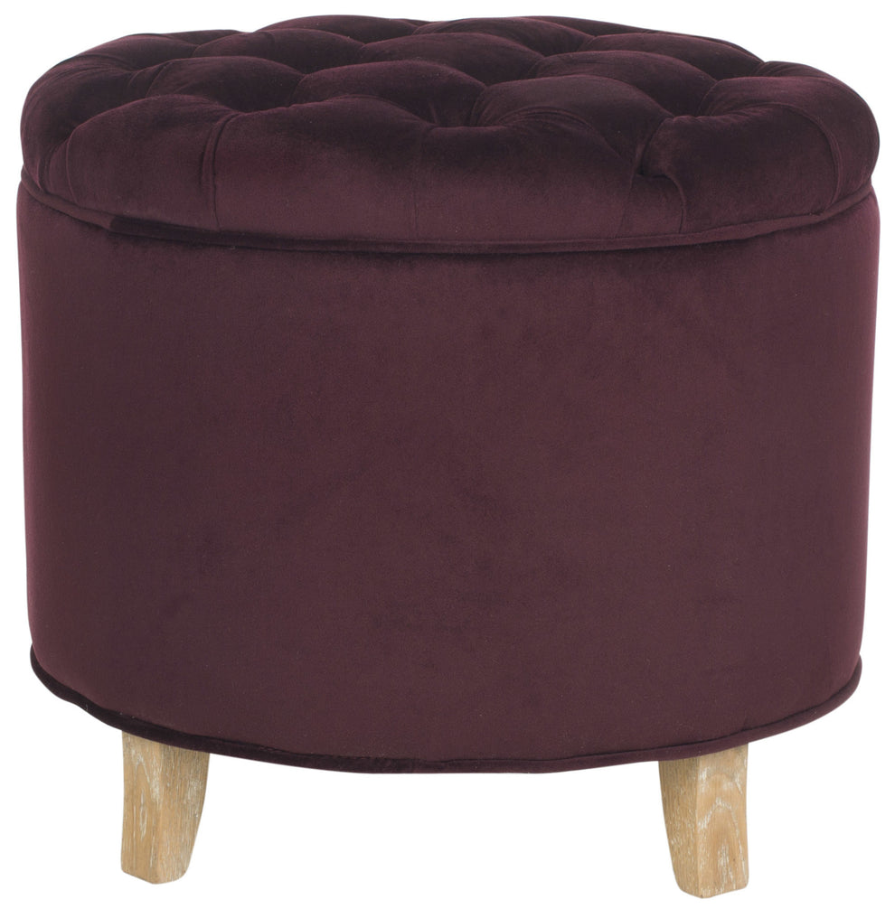 Safavieh Amelia Tufted Storage Ottoman | Ottomans | Modishstore - 22