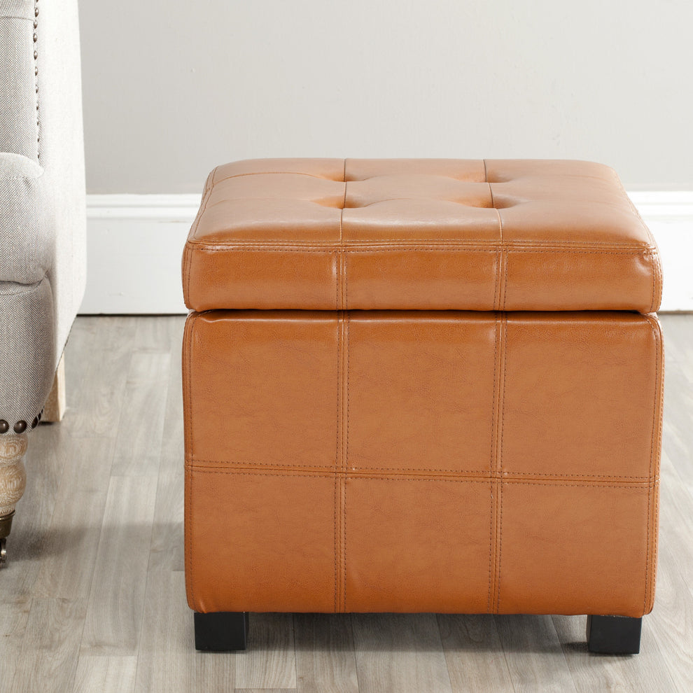 Safavieh Maiden Square Tufted Ottoman | Ottomans | Modishstore - 10