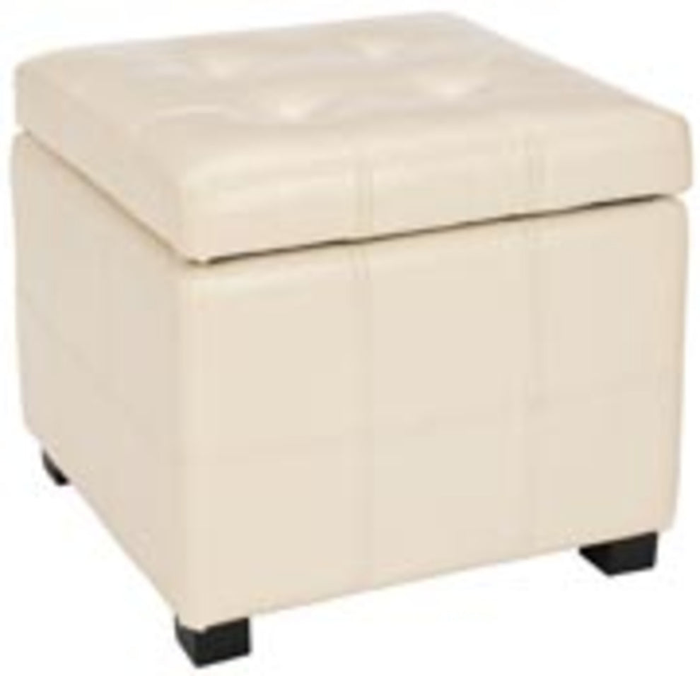 Safavieh Maiden Square Tufted Ottoman | Ottomans | Modishstore - 39