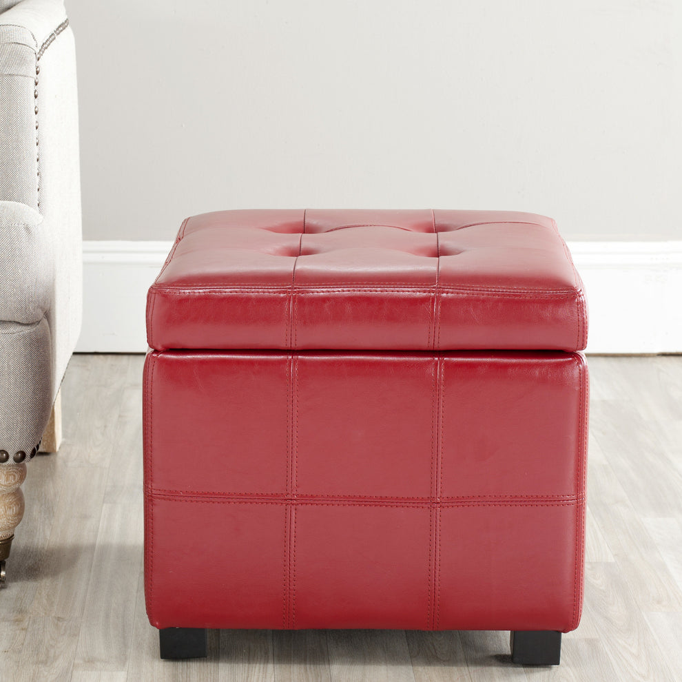 Safavieh Maiden Square Tufted Ottoman | Ottomans | Modishstore - 12