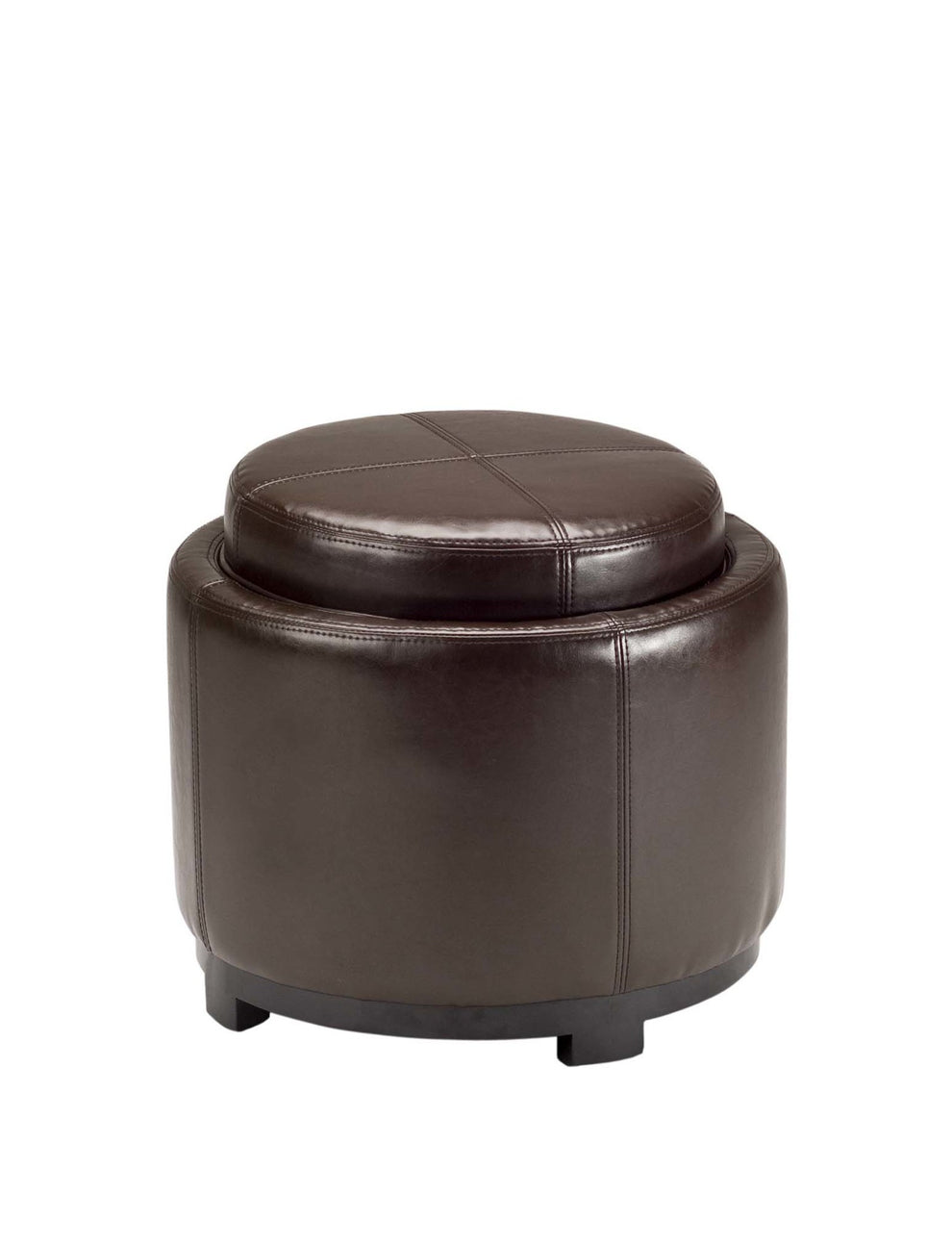Safavieh Chelsea Round Tray Ottoman | Ottomans | Modishstore - 10