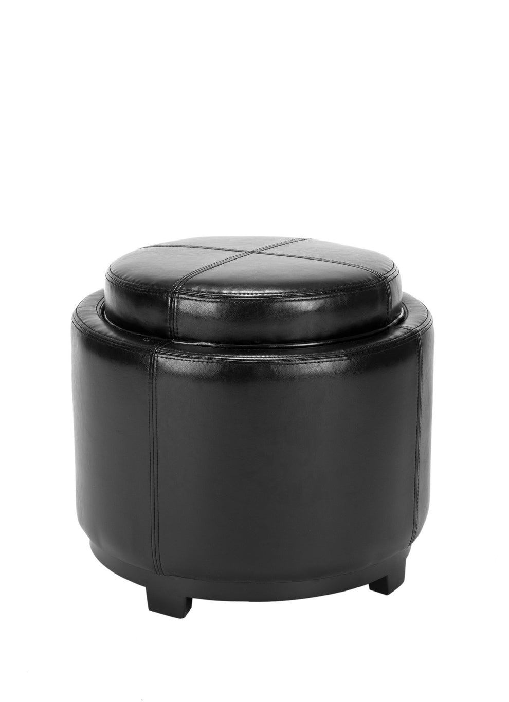 Safavieh Chelsea Round Tray Ottoman | Ottomans | Modishstore - 12