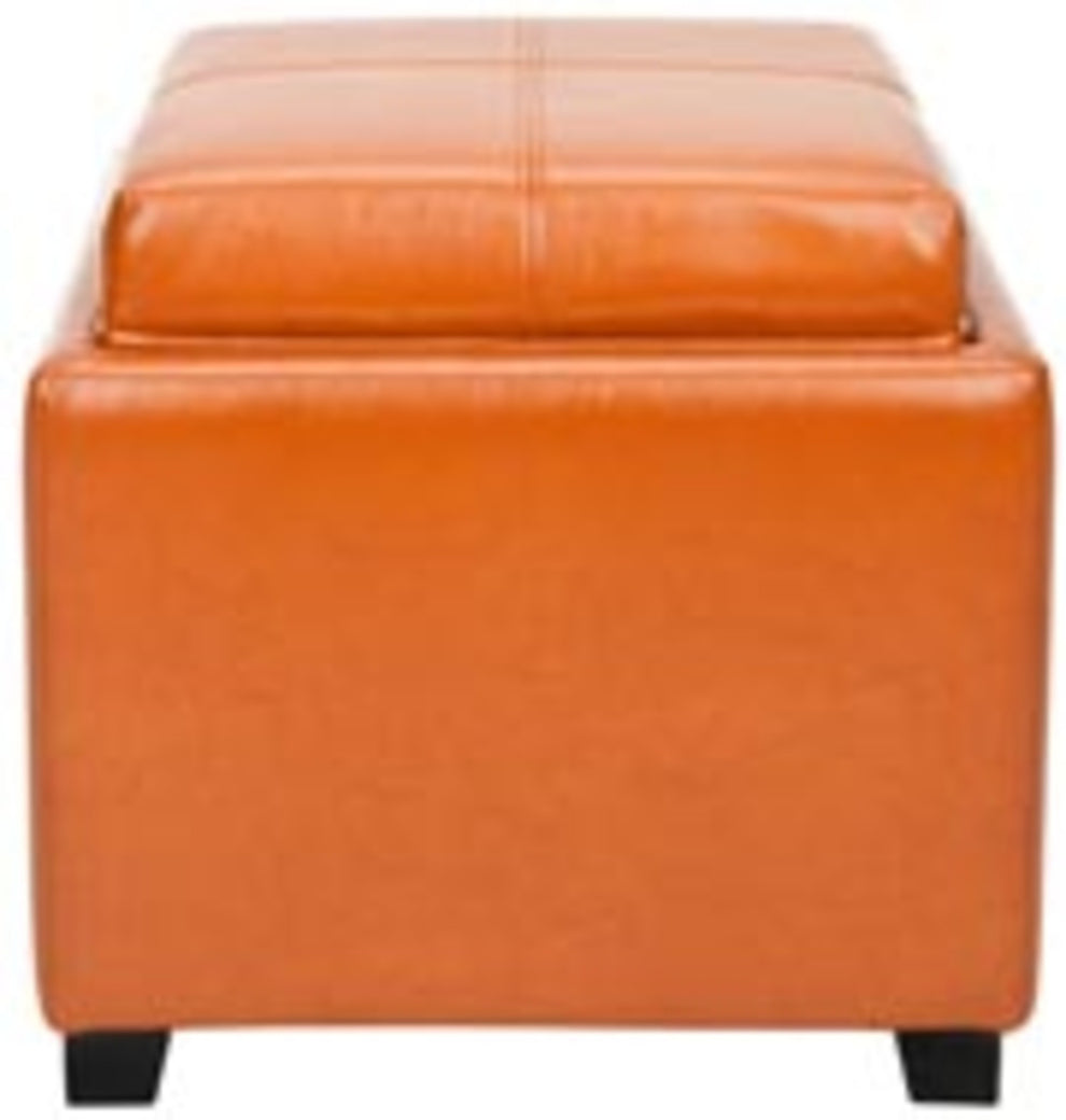 Safavieh Harrison Single Tray Ottoman | Ottomans | Modishstore - 35