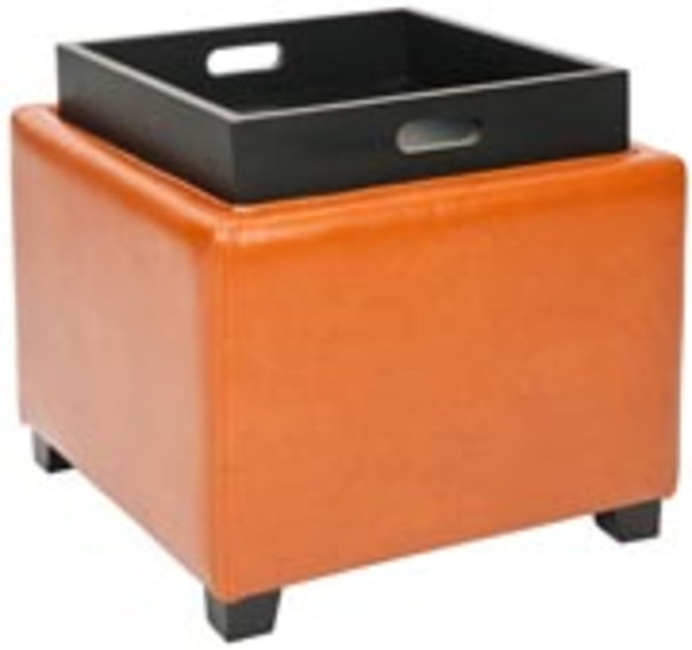 Safavieh Harrison Single Tray Ottoman | Ottomans | Modishstore - 39