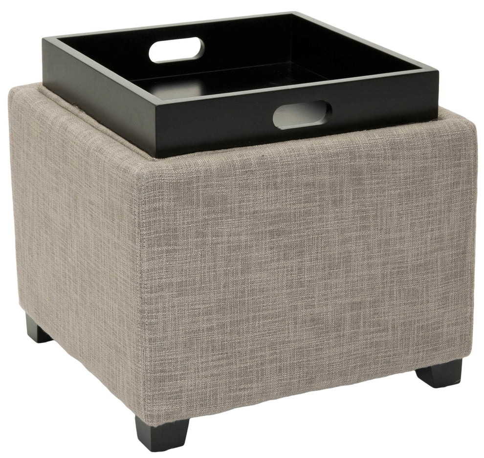 Safavieh Harrison Single Tray Ottoman | Ottomans | Modishstore - 44