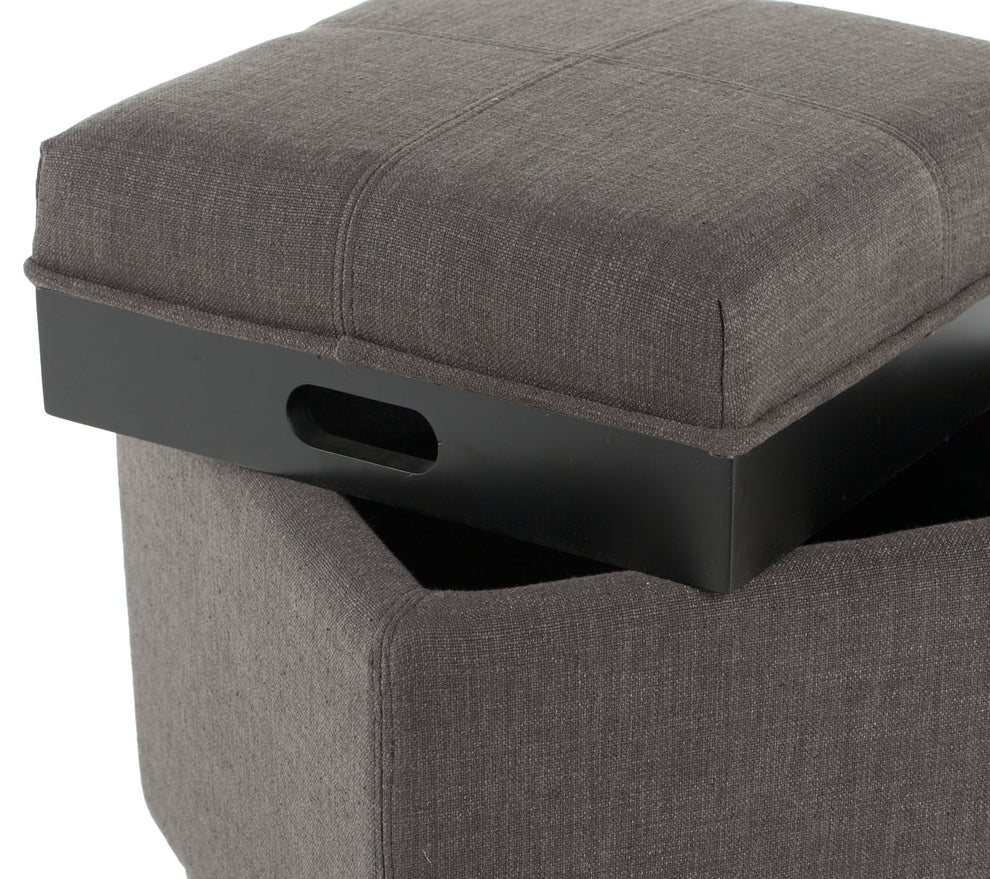 Safavieh Harrison Single Tray Ottoman | Ottomans | Modishstore - 53