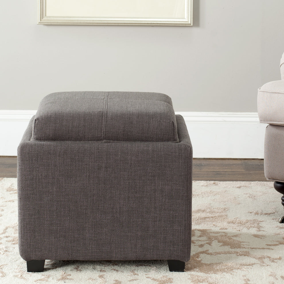 Safavieh Harrison Single Tray Ottoman | Ottomans | Modishstore - 23