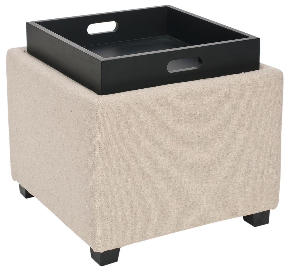 Safavieh Harrison Single Tray Ottoman | Ottomans | Modishstore - 71