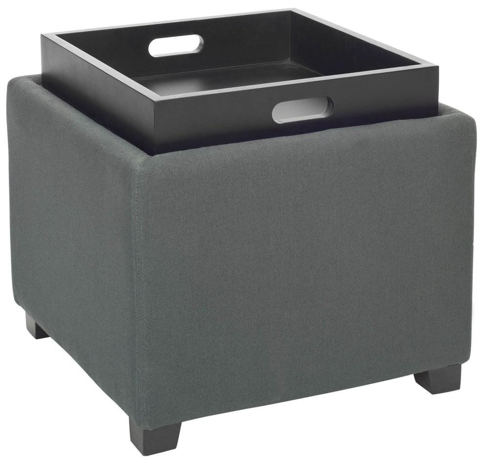 Safavieh Harrison Single Tray Ottoman | Ottomans | Modishstore - 85
