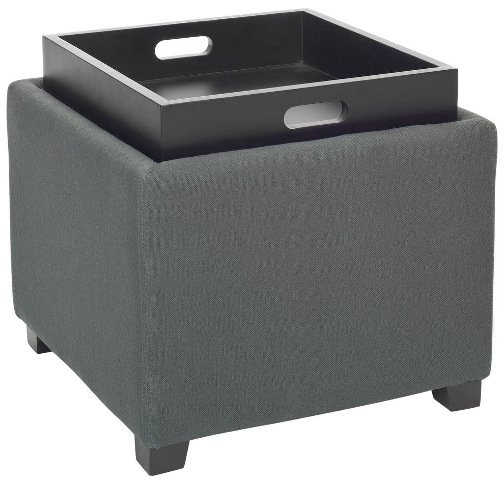 Safavieh Harrison Single Tray Ottoman | Ottomans | Modishstore - 86