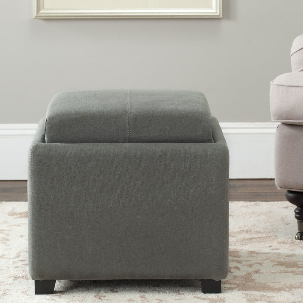 Safavieh Harrison Single Tray Ottoman | Ottomans | Modishstore - 30