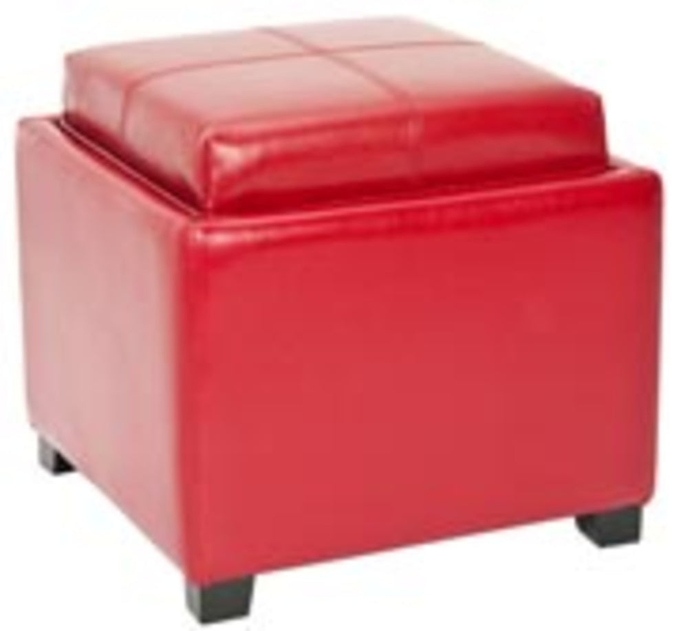 Safavieh Harrison Single Tray Ottoman | Ottomans | Modishstore - 100