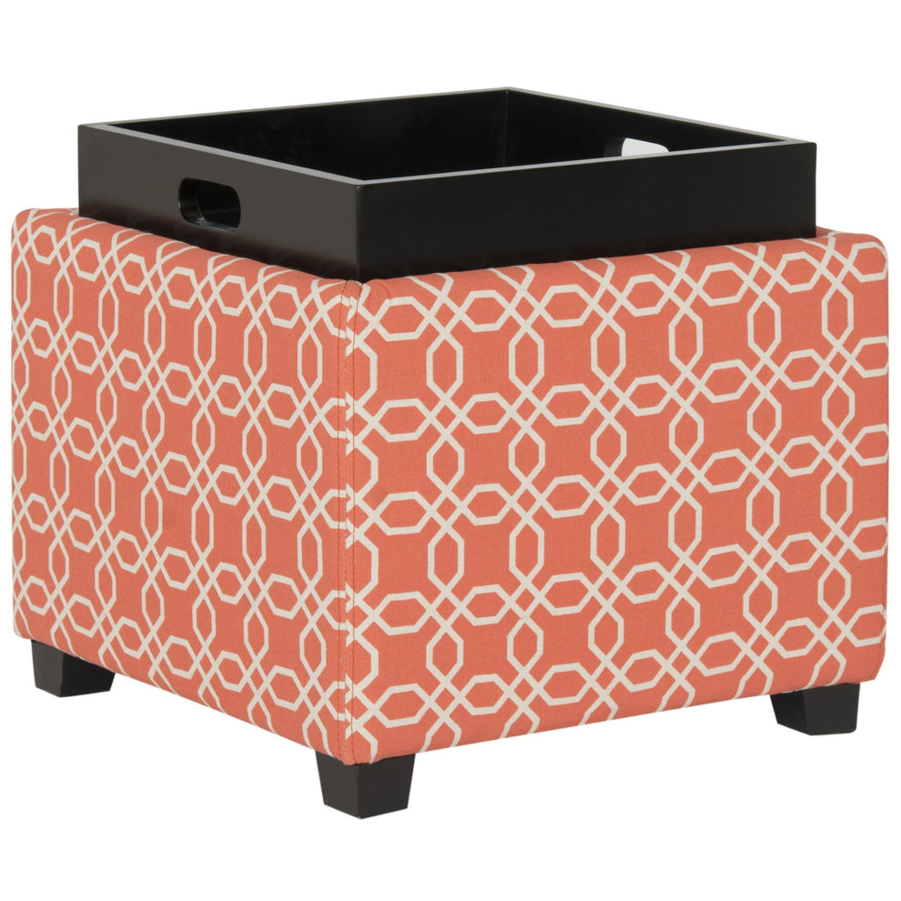 Safavieh Harrison Single Tray Ottoman | Ottomans | Modishstore - 102