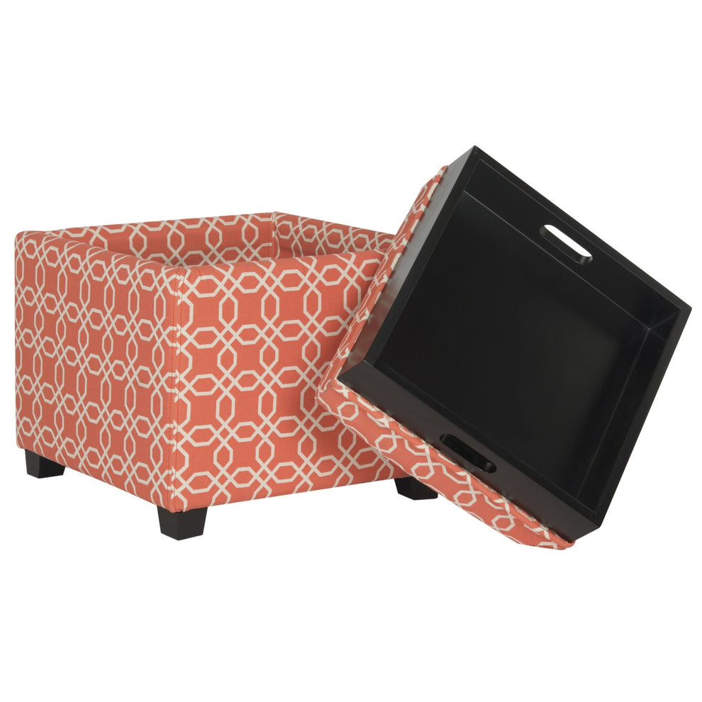 Safavieh Harrison Single Tray Ottoman | Ottomans | Modishstore - 103