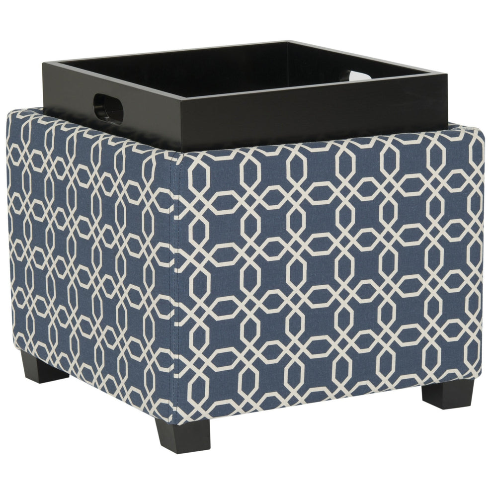 Safavieh Harrison Single Tray Ottoman | Ottomans | Modishstore - 108