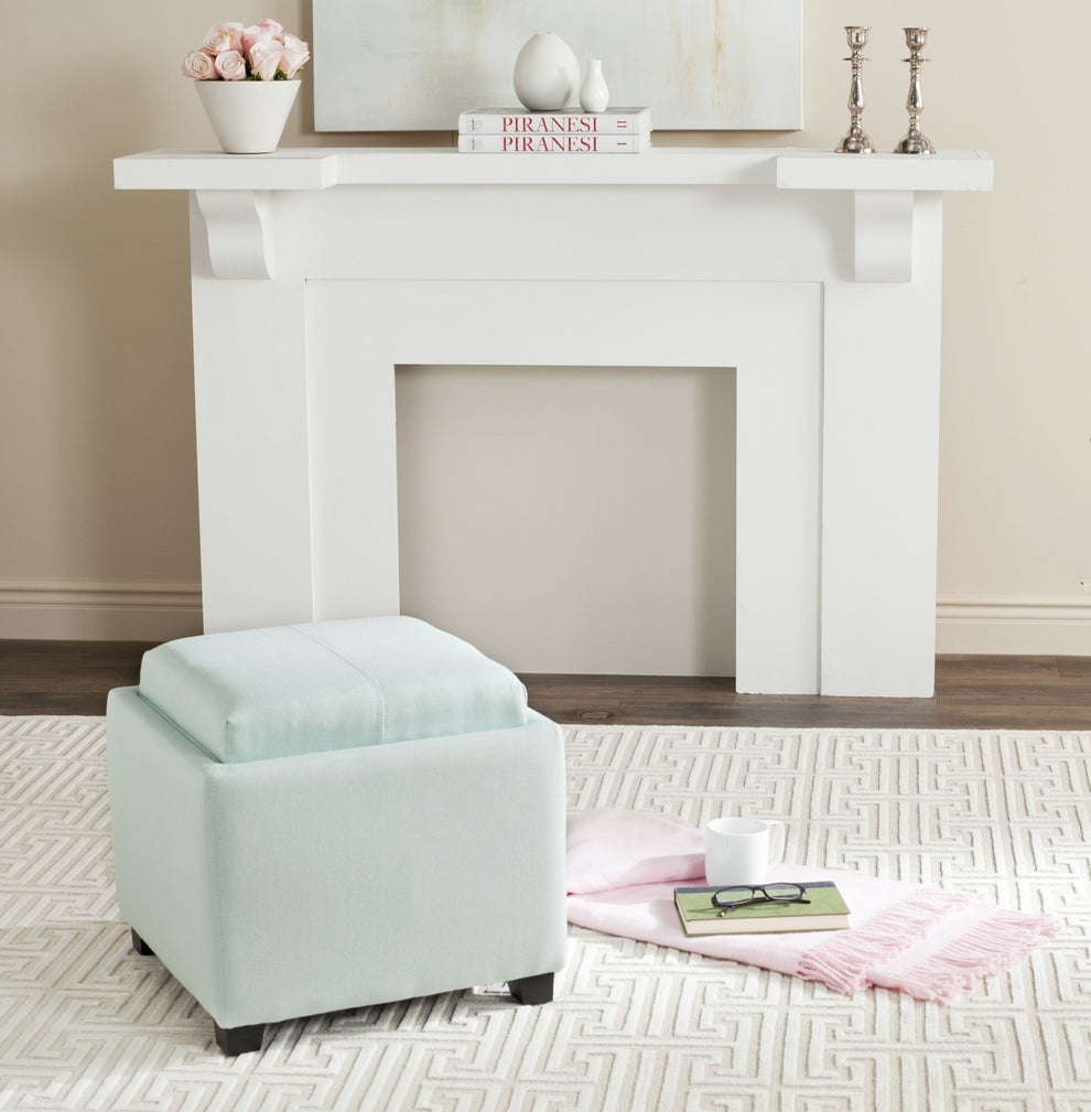 Safavieh Harrison Single Tray Ottoman | Ottomans | Modishstore - 113