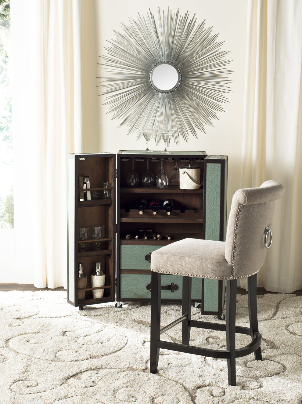 Safavieh Addo Ring Counter Stool | Counter Stools | Modishstore - 11