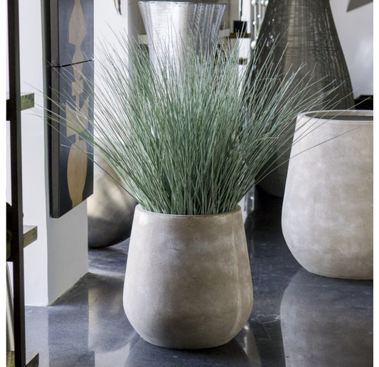 Gold Leaf Design Group Bear Grass In Urbano Bell Fiber Clay Planter | Planters, Troughs & Cachepots | Modishstore-5