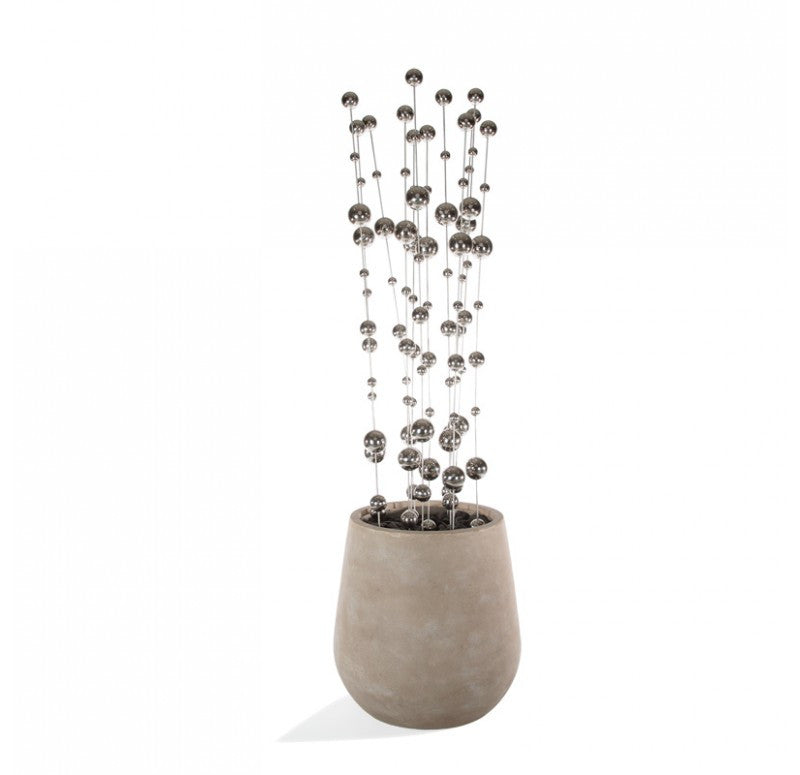 Gold Leaf Design Group Ball Sway In Urbano Bell Planter | Artificial Flora | Modishstore