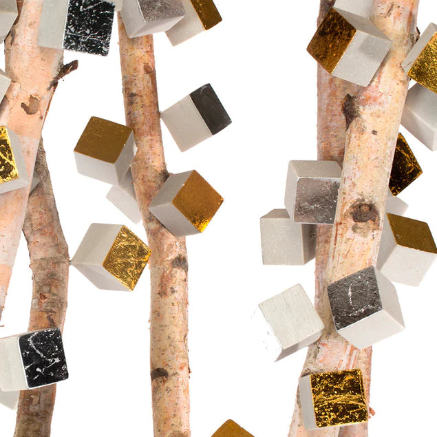 Birch Poles W/ Pivot Wall Play In Urbano Rectangle Planter, Lg By Gold Leaf Design Group | Planters, Troughs & Cachepots | Modishstore - 5