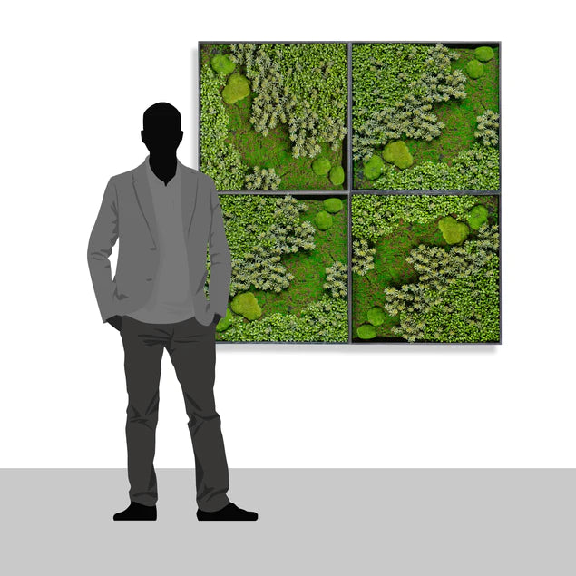 Green Wall, "Essex Mix 1" By Gold Leaf Design Group | Green Wall | Modishstore - 3