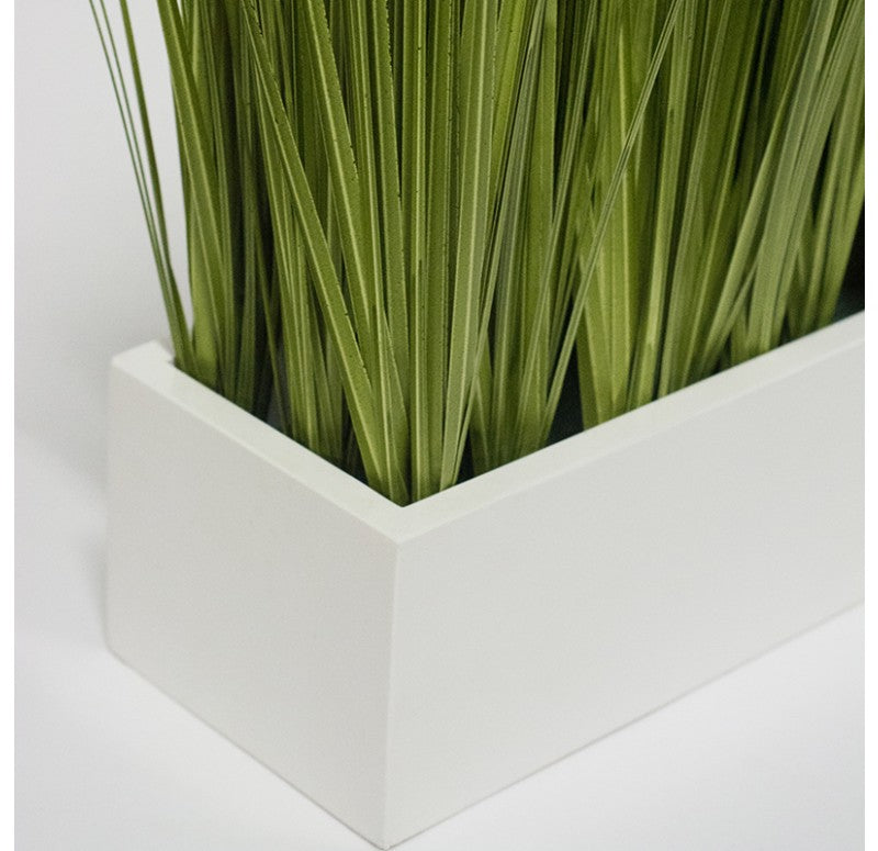 Linear Table Planter with Japanese Grass by Gold Leaf Design Group | Planters, Troughs & Cachepots | Modishstore-3