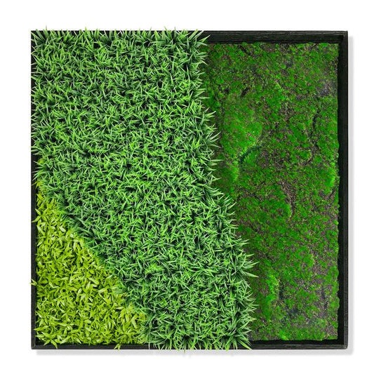 Green Wall, "Wave Texture 4" By Gold Leaf Design Group | Green Wall | Modishstore