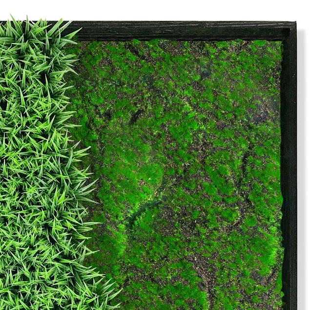 Green Wall, "Wave Texture 4" By Gold Leaf Design Group | Green Wall | Modishstore - 3