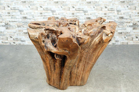 Garden Age Supply Habini Teak Root Dining Table - No glass top | Dining Tables | Modishstore