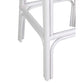 Hampton Chippendale Rattan Barstool by Jeffan in 3 colors White  Grey and sky blue . Barstool made of rattan | Bar Stools | Modishstore - 4