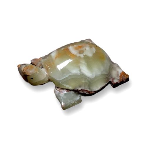 Onyx Turtle Figurine- Hand Carved-6" | Minerals and Stones | AL2013 | Modishstore - 2